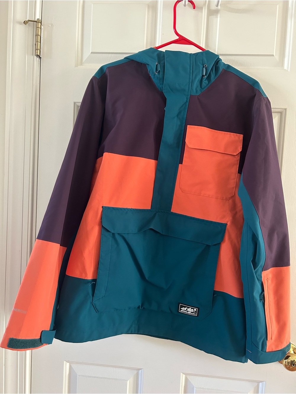 Eddie Bauer Teal Outdoor Pullover Jacket